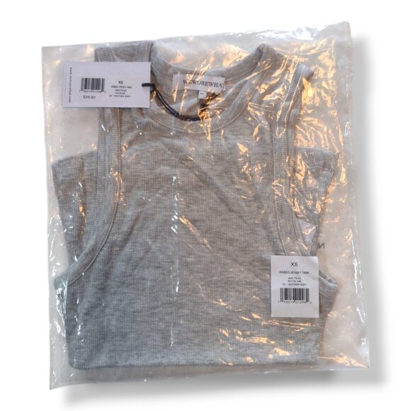 WeWoreWhat Ribbed Jersey Tank - Picture 2 of 3